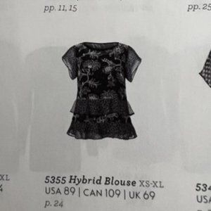 Cabi Small Hybrid Blouse